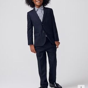 Crewcuts Boys Sz 12 Black Ludlow Wool Suit